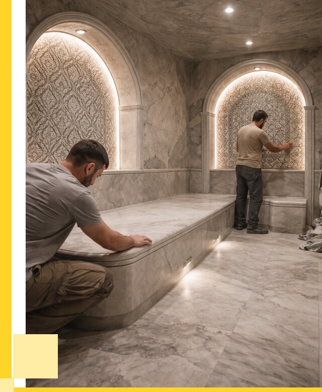 Турецкие бани под ключ в Рославле от 256900 р. | ЭриданРлв