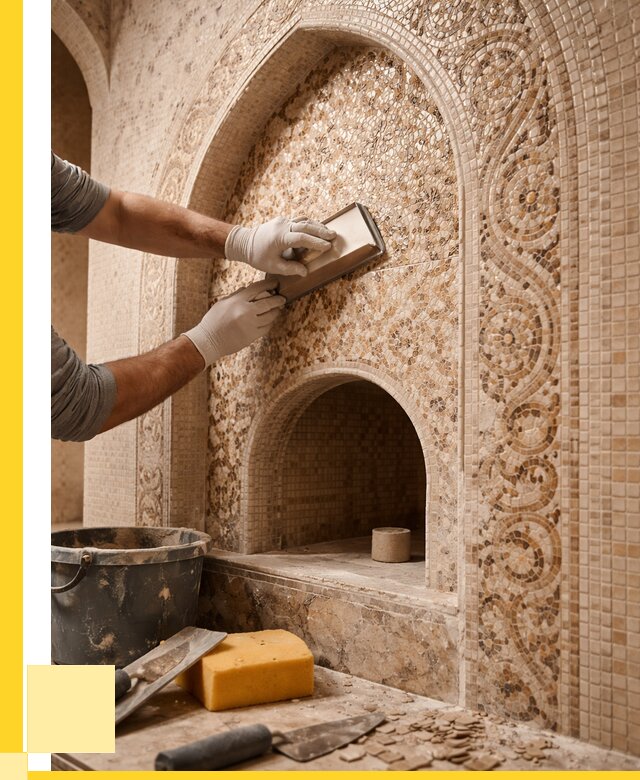 Мозаика для хамама в Рославле под ключ от 5138 р. | ЭриданРлв